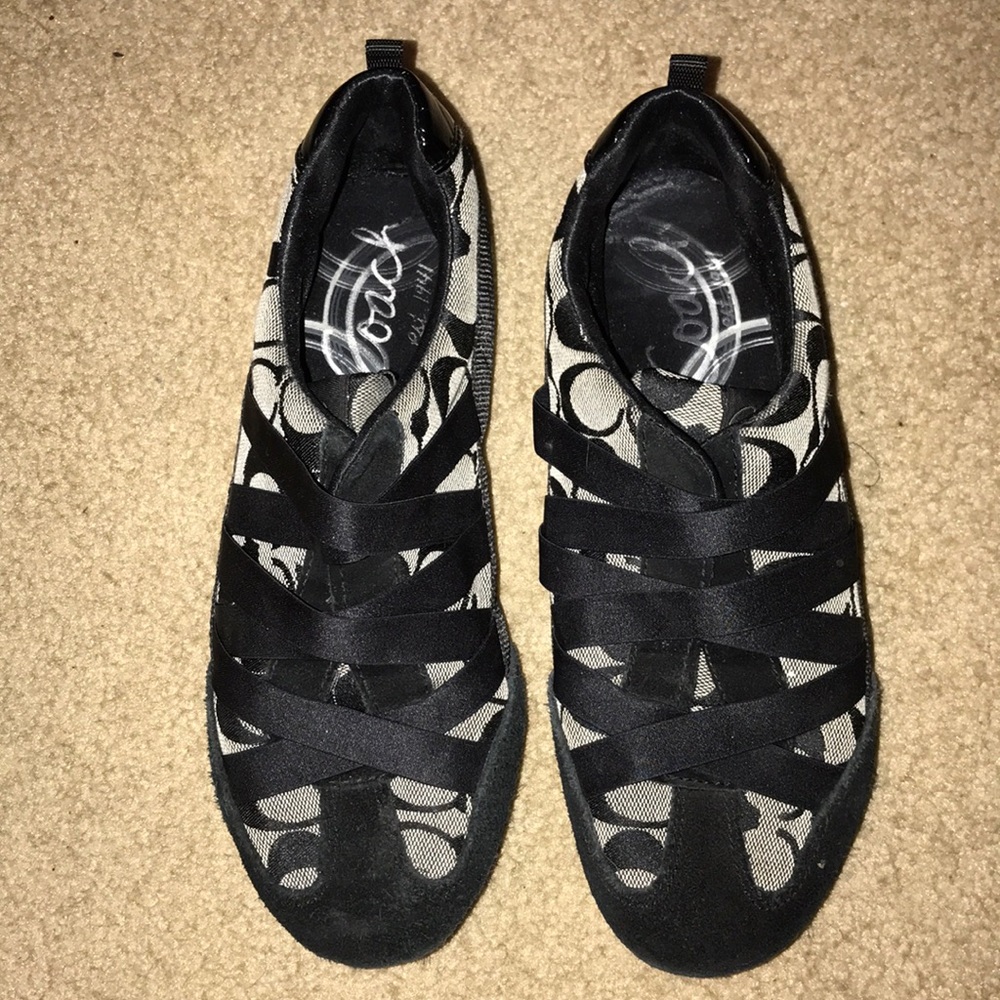 Black & grey coach shoes - Picture 3 of 7